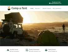 Tablet Screenshot of campatent.co.za